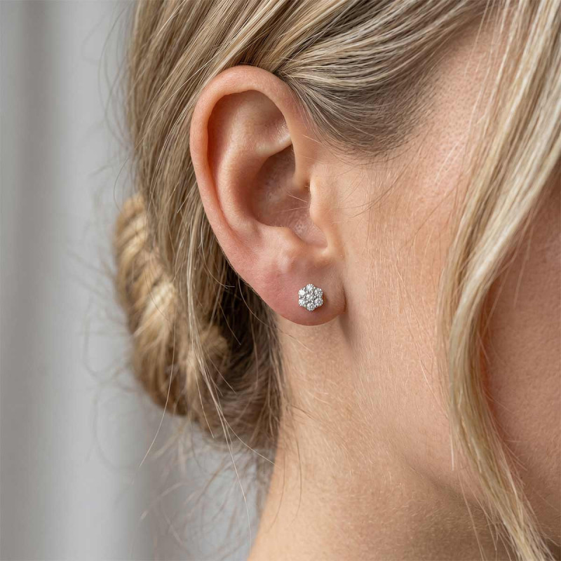 Puces d'oreilles Fleur Berty
