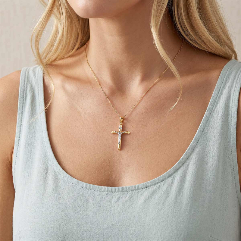 Pendentif Religieux Croix Christ