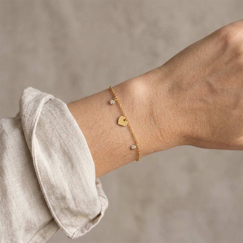 Bracelet Pampilles Coeur Dalla