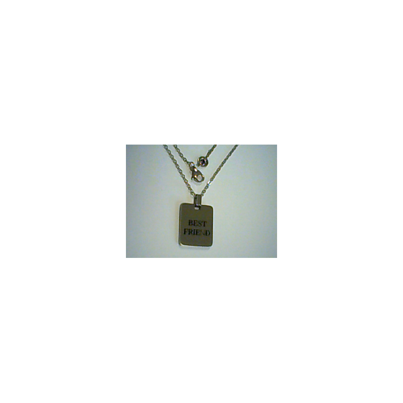 Collier Plaque Best Friend