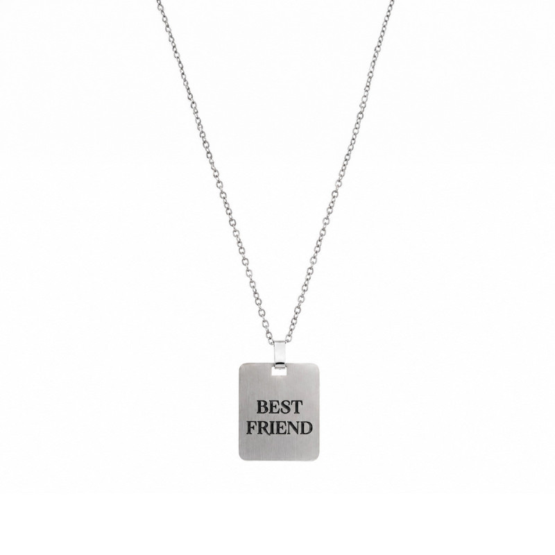 Collier Plaque Best Friend