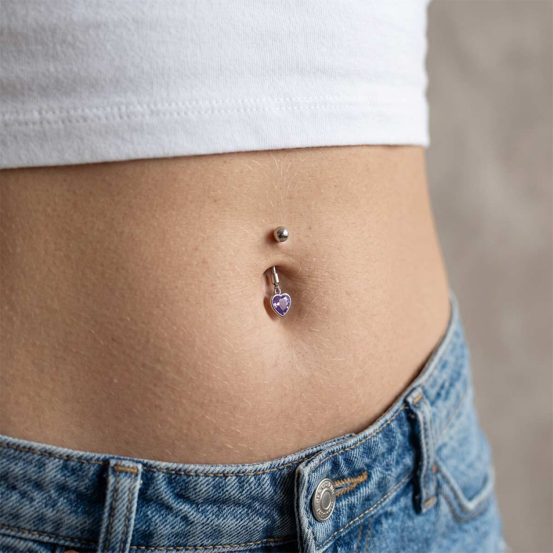 Piercing Nombril Coeur Amara