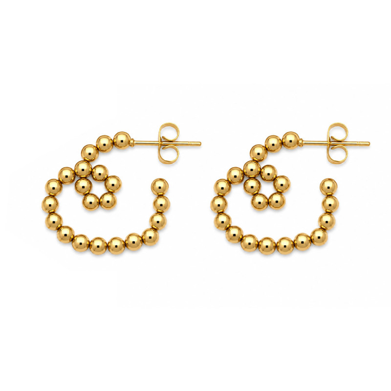 Boucles d'oreilles Acier Calista