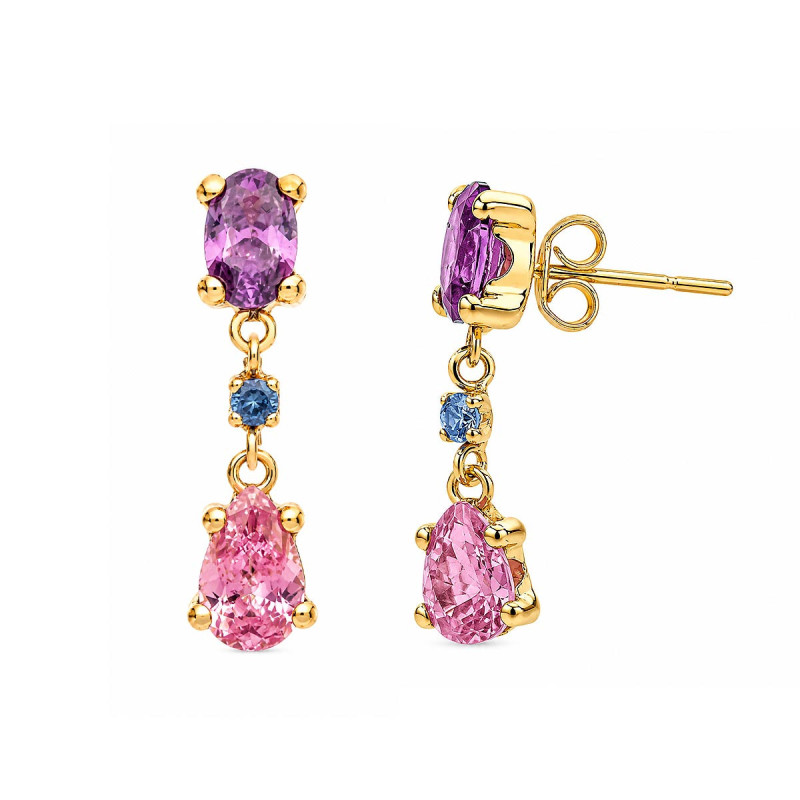 Boucles d'oreilles pendantes Armelle