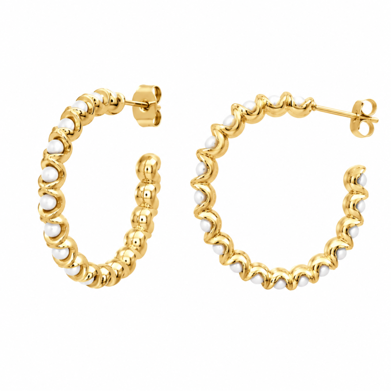 Boucles d'oreilles Numéro 3 NF370053E