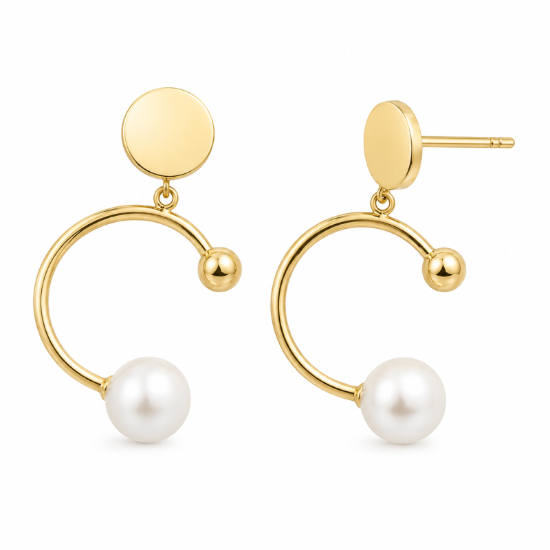 Boucles d'oreilles pendantes Appoline