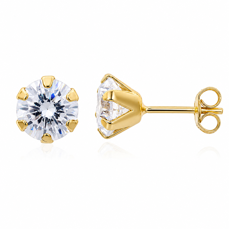 Puces d'oreilles Solitaire Rachel