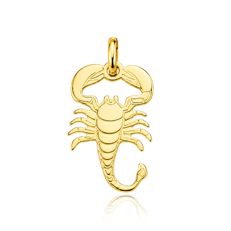 Pendentif Astrologique Scorpion Olivier