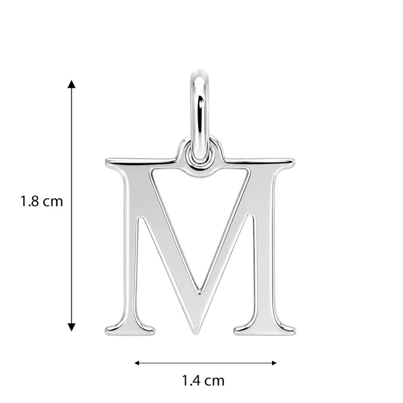 Pendentif initiale M Mayane