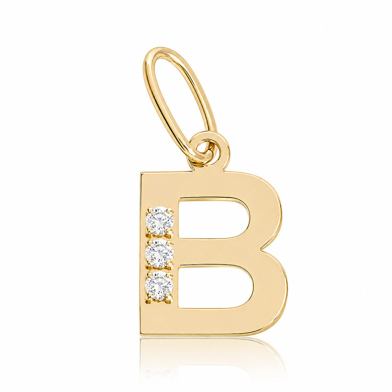 Pendentif Initiale B