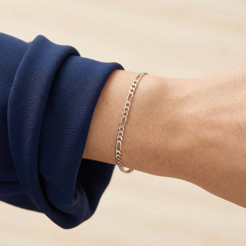 Bracelet Maille Alternée 1+3 Vélya