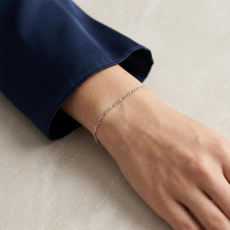Bracelet Maille Alternée 1+3 Marion