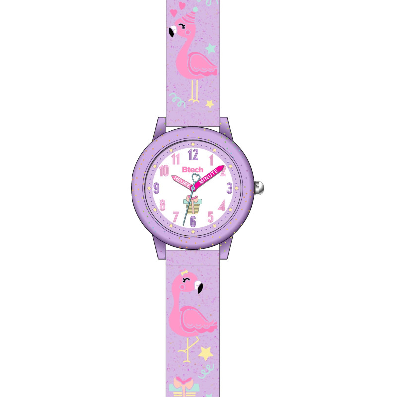 Montre Enfant Flamand Rose