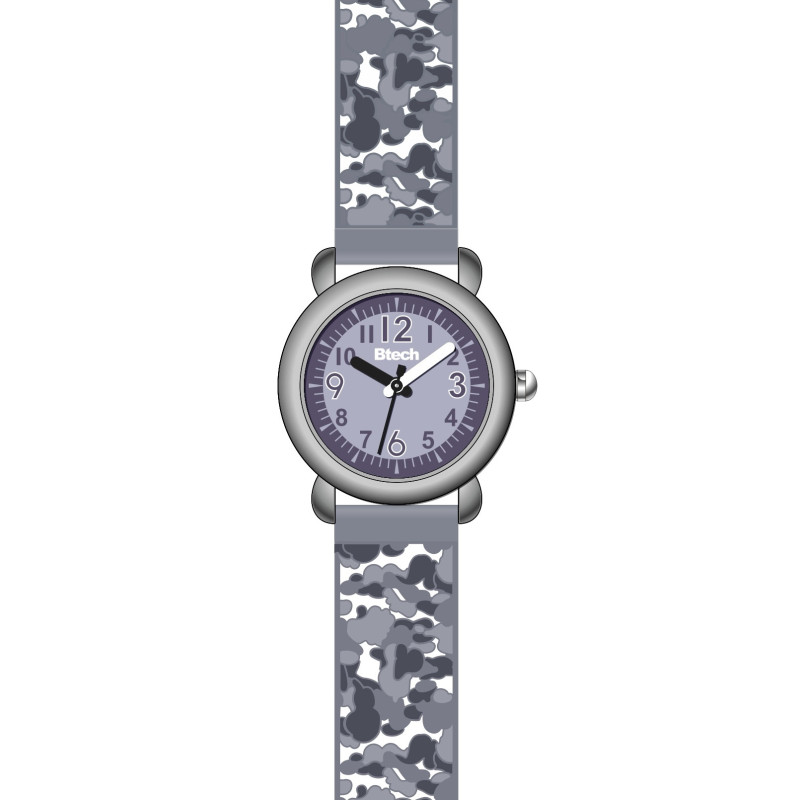 Montre Enfant Camouflage Gris