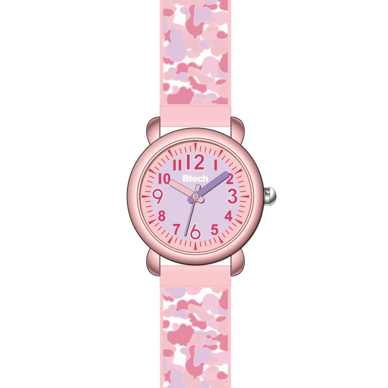 Montre Enfant Camouflage Rose