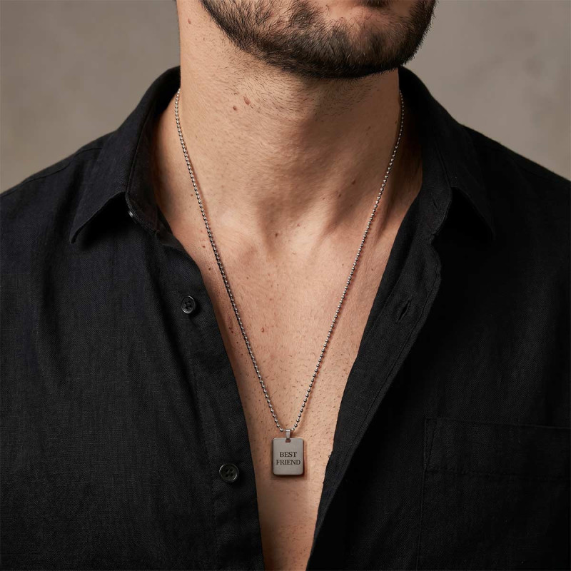 Collier Plaque Best Friend