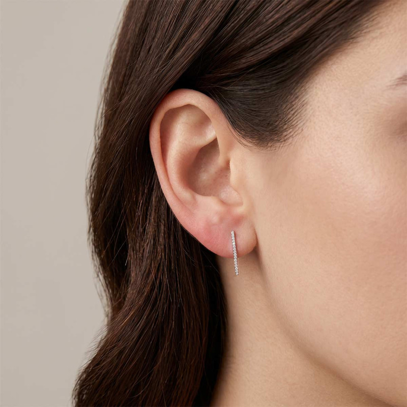 Boucles d'oreilles pendante Rivière Lola