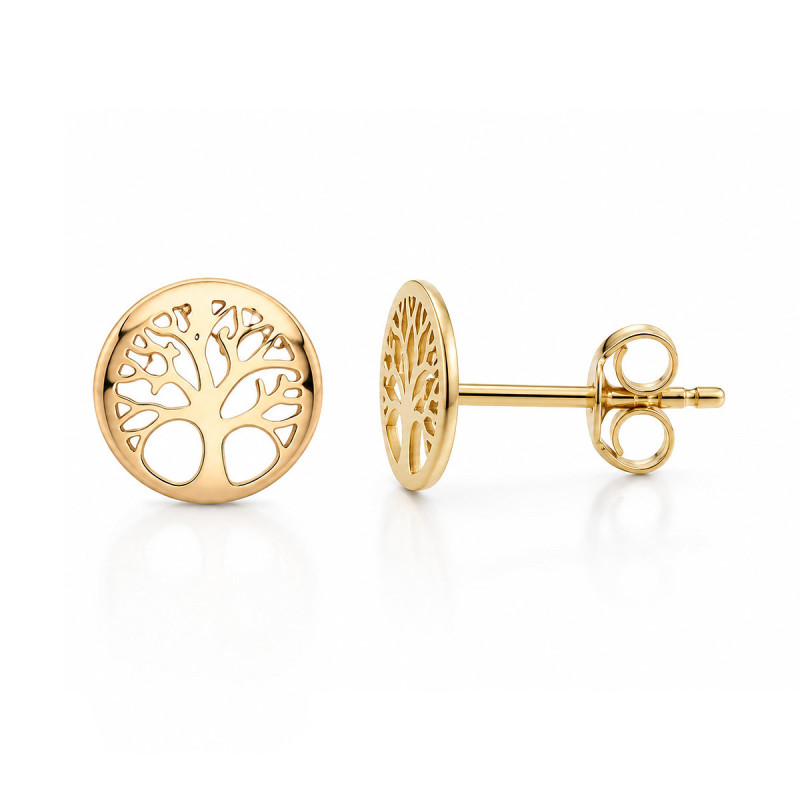 Boucles d'Oreilles Arbre de Vie Olivia