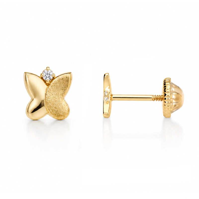 Boucles d'oreilles papillon Inês