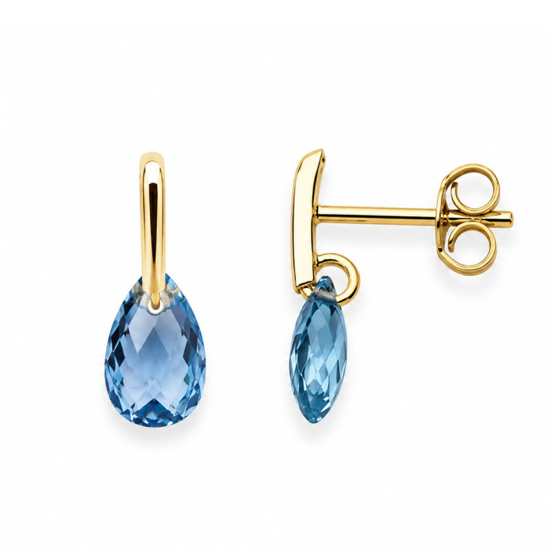 Boucles d'oreilles Pendantes Poire Célia