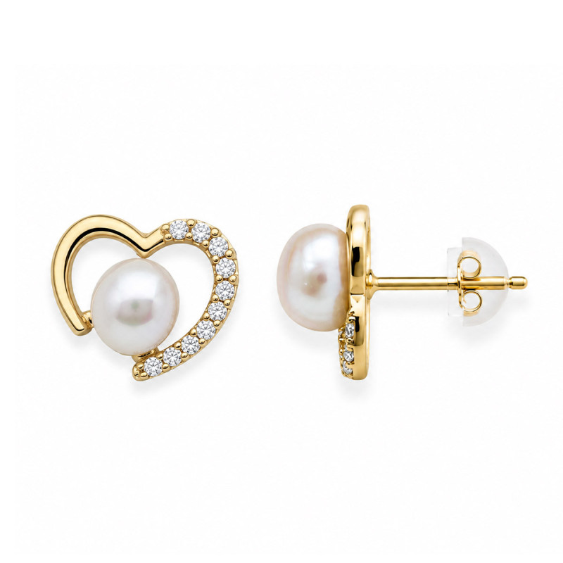 Boucles d'oreilles coeur