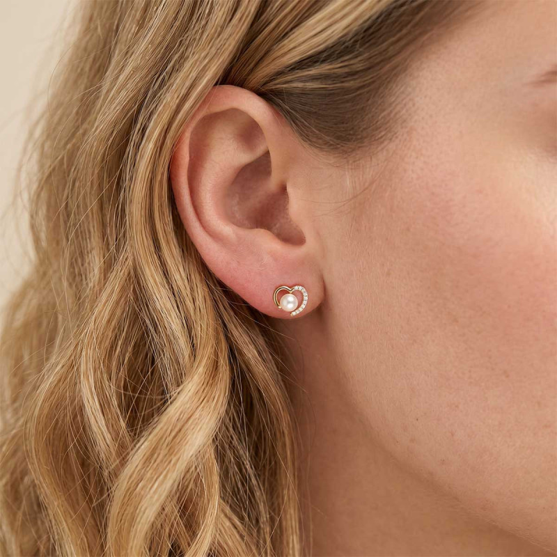 Boucles d'oreilles coeur