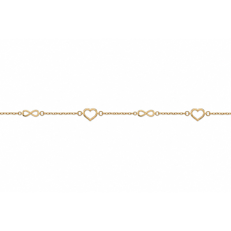 Bracelet Coeur Infini Cosmos
