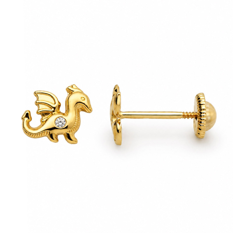 Boucles d'oreilles dragon Pyra