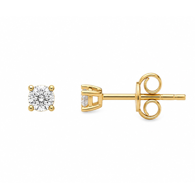 Puces d'oreilles solitaires Melina