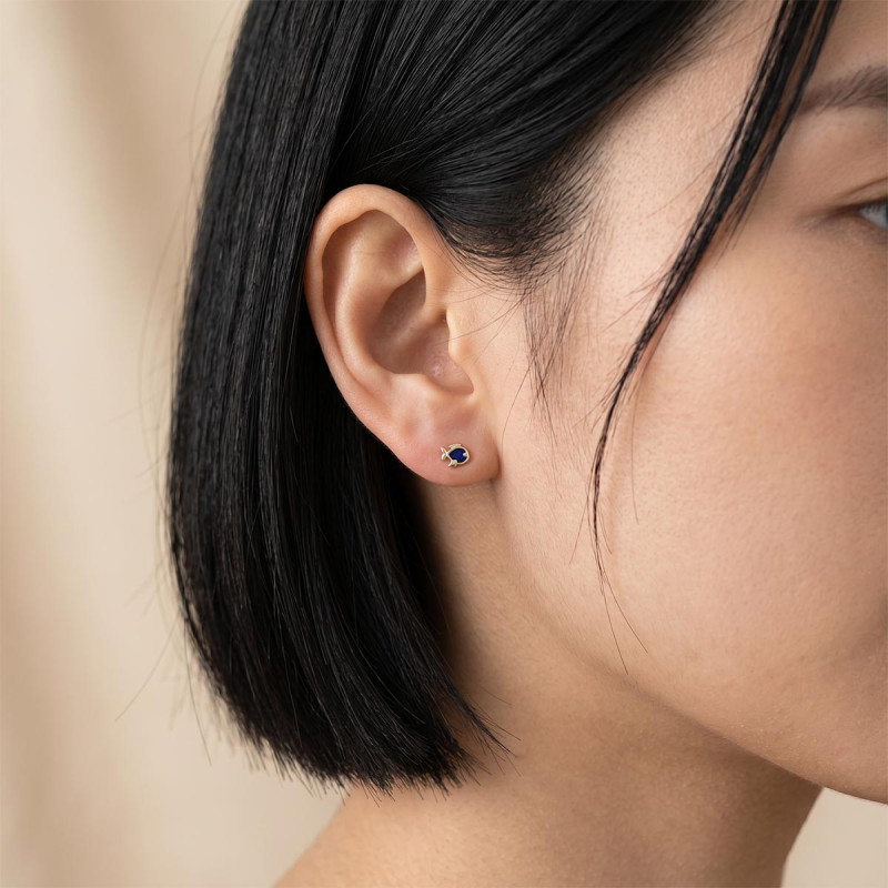 Boucles d'oreilles poissons Paula