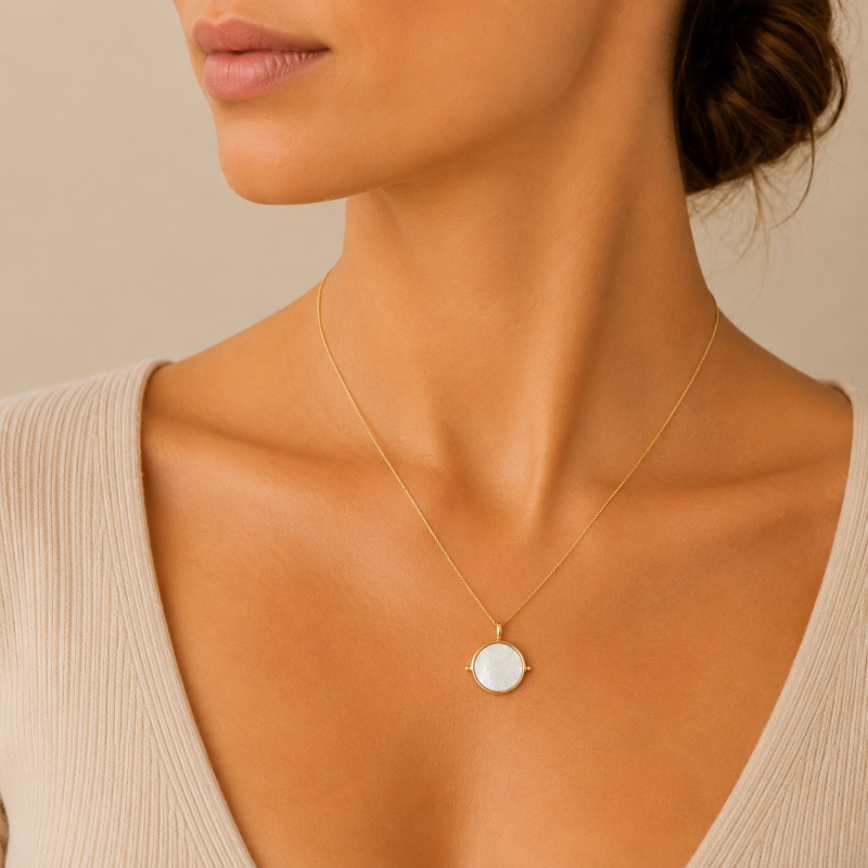 Pendentif réversible Janet