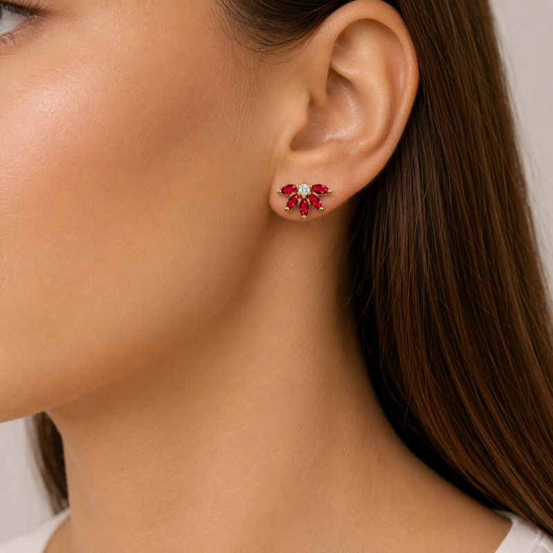 Puces d'oreilles Eventail Natalia