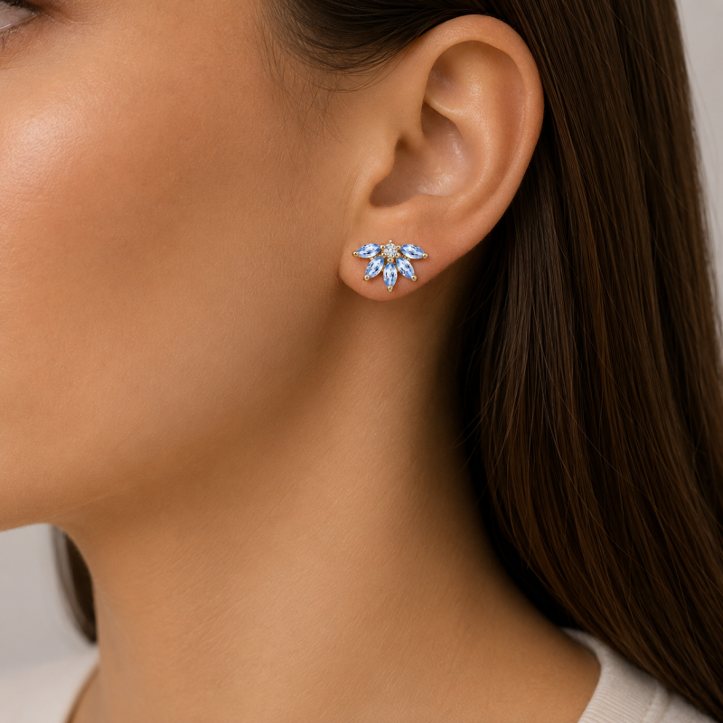 Puces d'oreilles Eventail Natalia