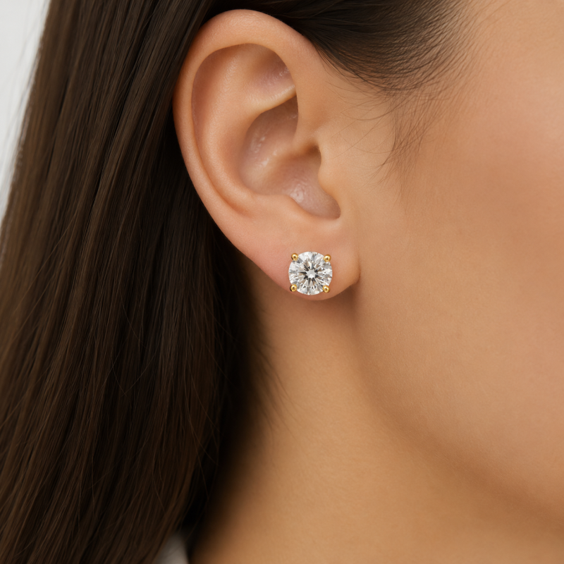 Boucles d'oreilles Solitaire Joyana