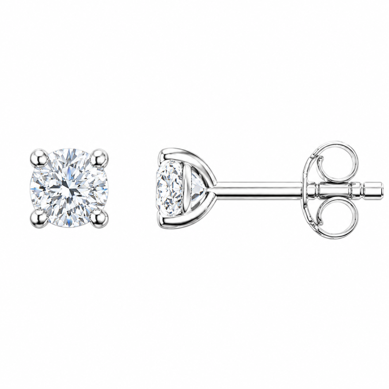 Puces d'oreilles Solitaire Capucine
