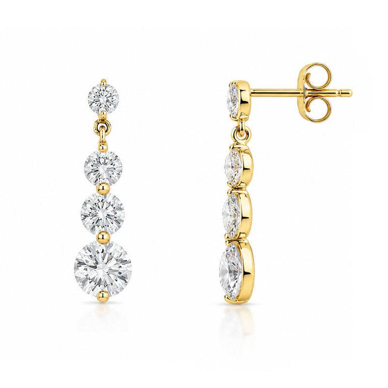 Boucles d'oreilles Pendantes Margarida