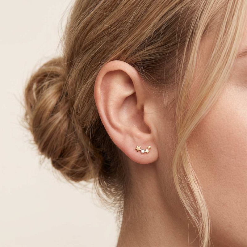 Boucles d'oreilles étoiles Vega