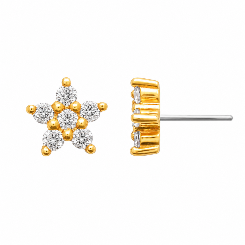 Piercing Etoile Tige Titane Althéa