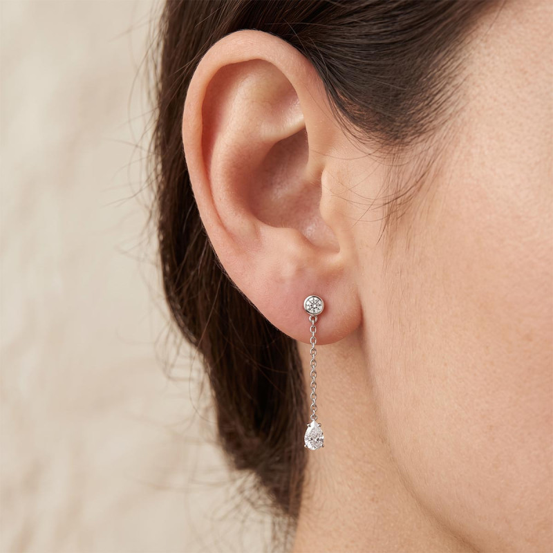 Boucles d'oreilles pendantes Susana