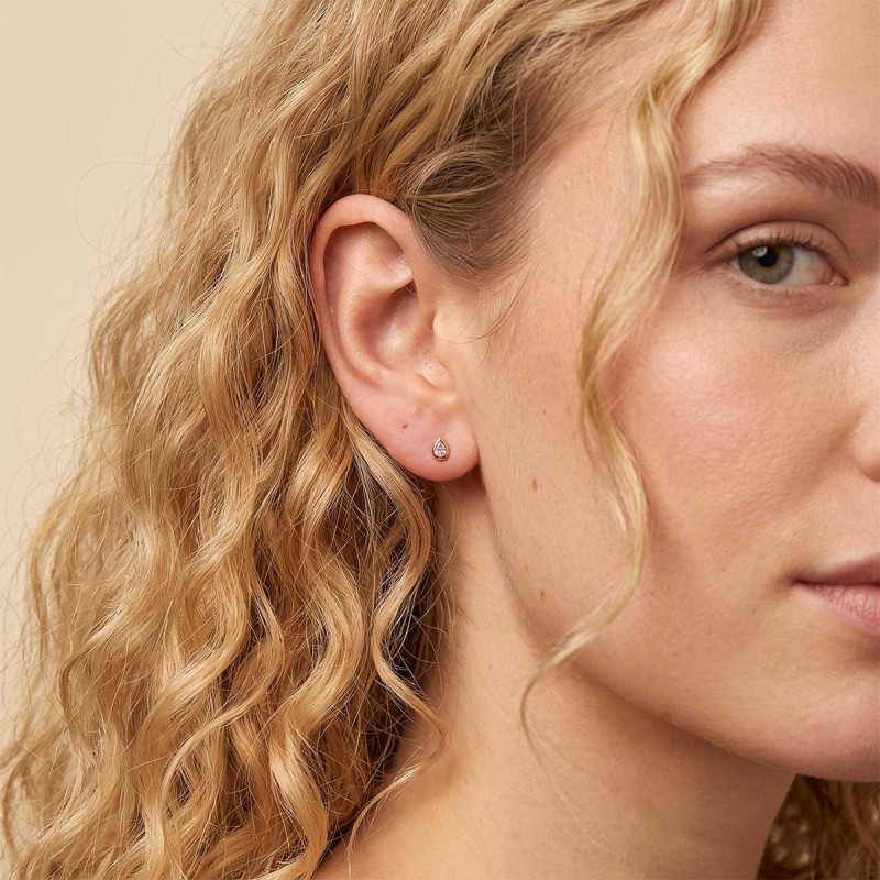 Puces d'oreilles poires Sara