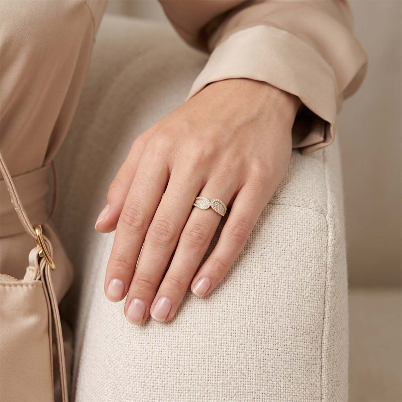 Bague Toi et Moi Dahlia