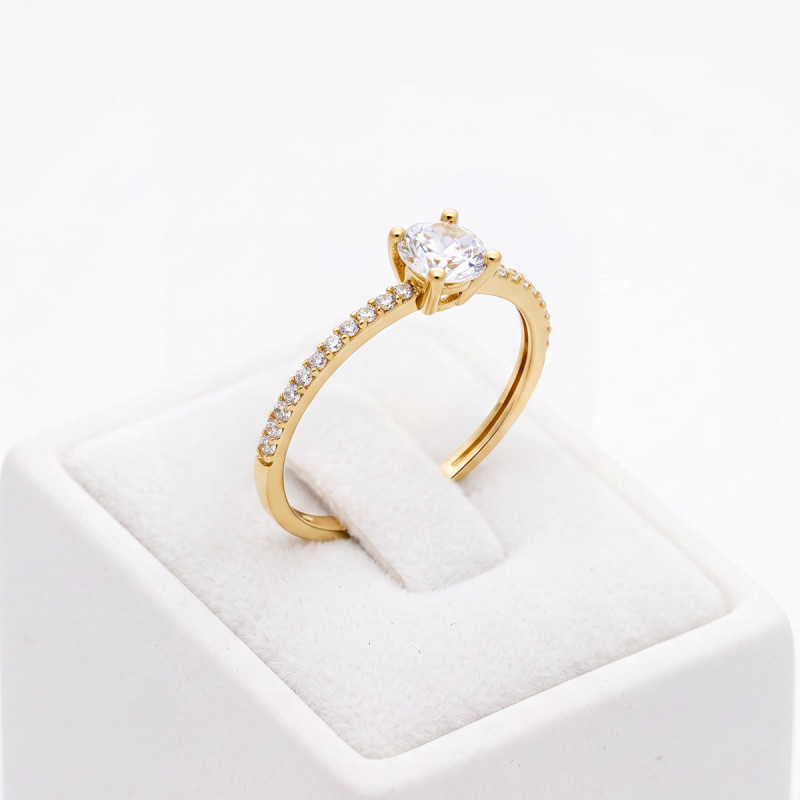 Bague Solitaire Agrémenté Celeste