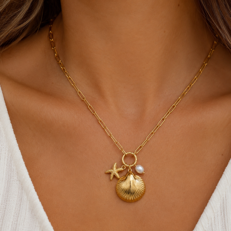Collier Coquillage Charms
