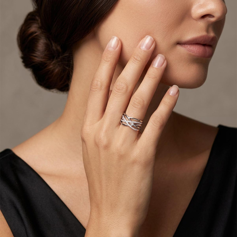 Bague entrelacée Claudia