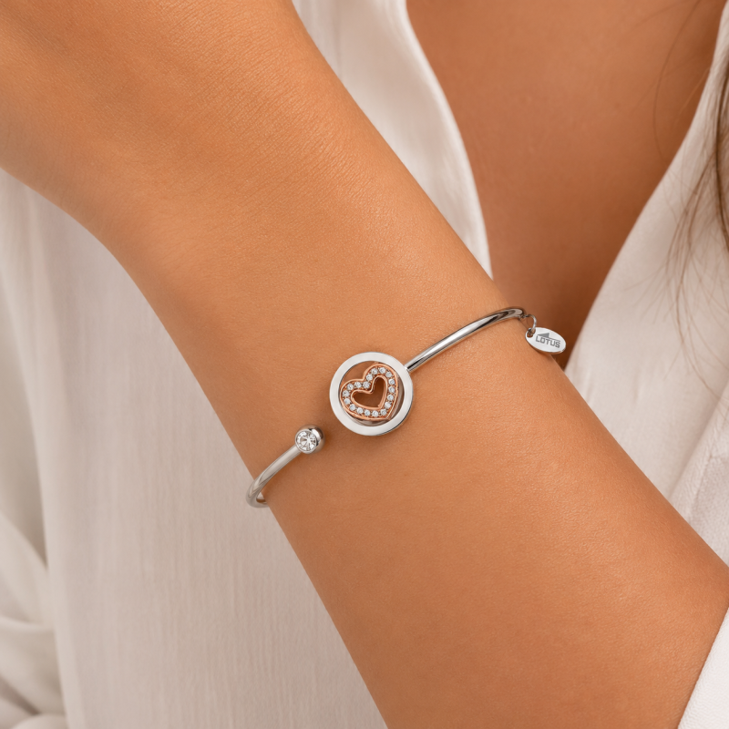 Jonc Coeur Lotus Style LS2182-2/2