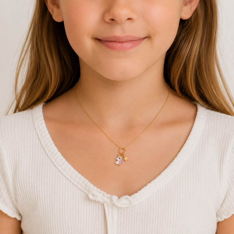 Collier Licorne Léana