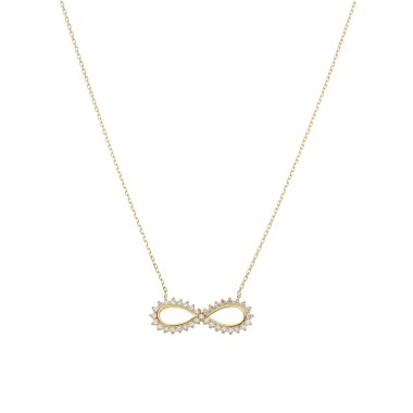 Collier Infini Or 375 Oxyde...
