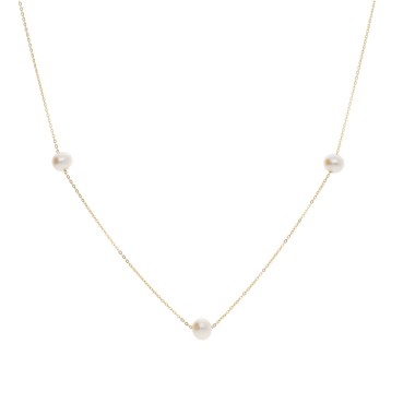 Collier Perle Or 375 