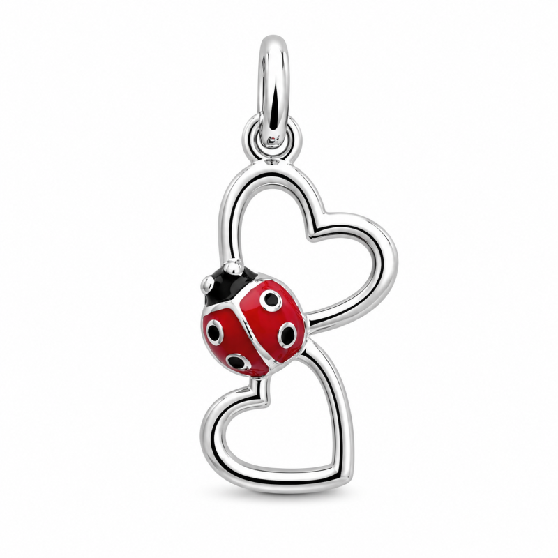 Pendentif  Cœur Coccinelle Marion