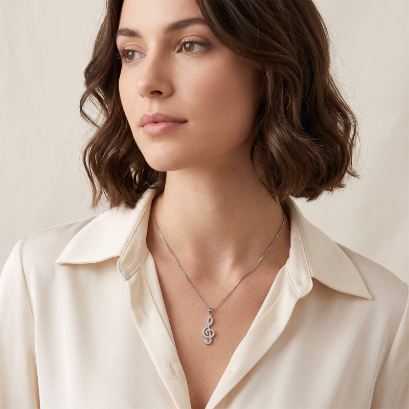 Collier Clé de sol Felana